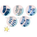 Fashion design cotton young child tube socks with animal printing